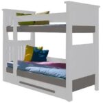 Casimir narivoodi 2-kohaline 180×80 valge hall laste noorte tuba sistra mööbel kodu sisustus magamistuppa